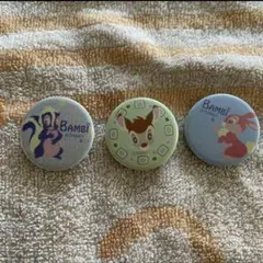 ディズニー バンビ 缶バッジ 3個セット