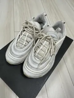 【ナイキ エアマックス97 】トリプルホワイト ウルフグレー