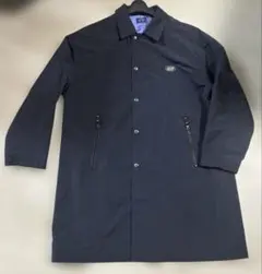 【新品】濃紺ステンカラーコート 裏地あり 軽量 ビジネス 春秋
