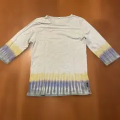 ゴーヘンプ　Go hemp タイダイ七部袖TシャツサイズSのサムネイル