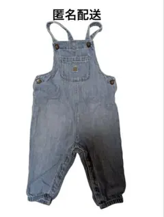 GAP ベビー　オーガニックコットンデニム　オーバーオール　12-18m