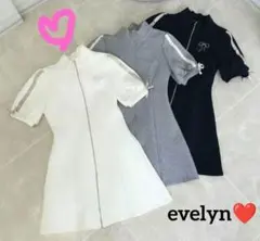 週末限定お値下げ❤️新品❤️evelyn❤️リボンジャージワンピース