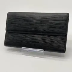 LOUIS VUITTON 에피 긴 지갑 블랙 인터내셔널