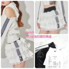 【新品】Darich ダーリッチ スポーティラインフリルミニスカート Free