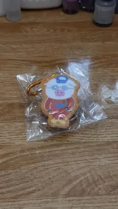 パンどろぼう　カラビナ付きリールキーチェーン