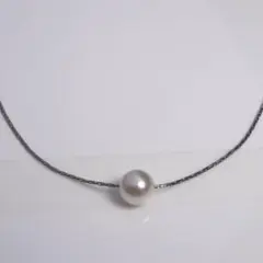 あこや真珠 ネックレス あこやパール スルーネックレス アコヤパール