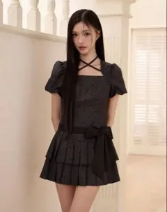 完売品 bubbles バブルス ドット柄 半袖 ミニワンピース 2026年最新】BUBBLES 柄：ドット レディース 半袖ミニワンピースの人気
