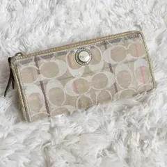 【大幅値下げ！】COACH シグネチャー 長財布