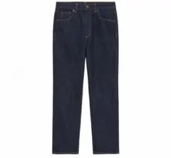 GU ハイウエストストレートジーンズ　M ネイビー