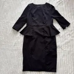 【新品タグ付】La-gemme ラジエム ペプラム ワンピース XL セレモニー