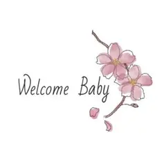 マタニティフォト シール 春 ベリーペイント 妊婦 マタニティー