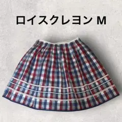 Lois CRAYON ロイスクレヨン チェックスカート M 綿100のサムネイル