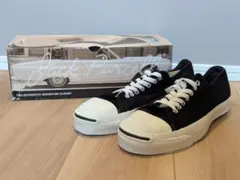 90sコンバースUSA Jack Purcell スエード黒26.5cm新品