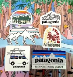 ㉓正規品　新品未使用　パタゴニア　ステッカー　6枚組