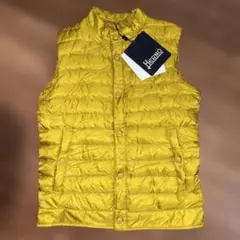 HERNO ヘルノ ダウンベスト 44 イエロー