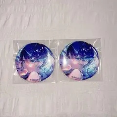 プロセカ　グリッター缶バッジ　グリ缶　8B 星乃一歌