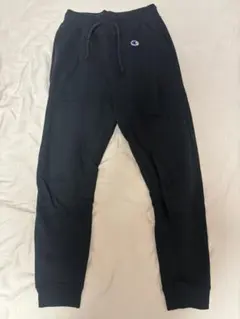 Champion ブラック スウェットパンツ S