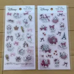 ディズニー おしゃれキャット マリー エポキシラメシール2点セット