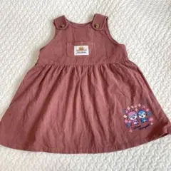 アンパンマンベビー シャツコール ジャンスカ ジャンパースカート　100