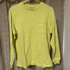 Goodwear 蛍光イエロー 長袖Tシャツ M