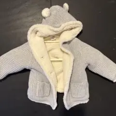 baby GAP くま耳 ニットボアジャケット 6-12ヶ月のサムネイル