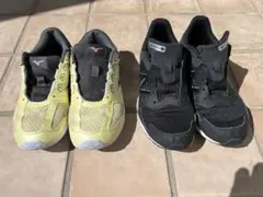 Mizuno & New Balance 2足セット 21.5cm