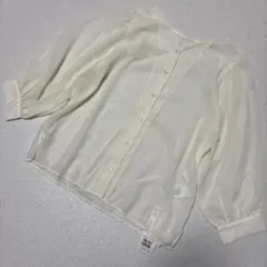 【新品タグ付き】テチチ 2wayボリューム袖ブラウス クリーム