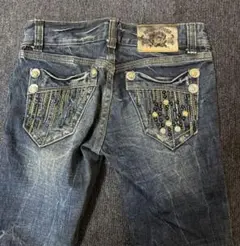 00s RED PEPPER チェーン付 ローライズ フレアパンツ　Y2K 25