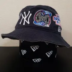 NEWERA × NY YANKEES ALLOVER Bucket Hat