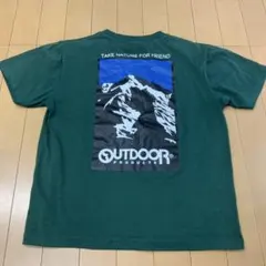 X1313 グリーン サイズ160 outdoor Tシャツ プリント　ジュニアのサムネイル