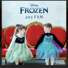anyfam なりきり　エルサ　ワンピース