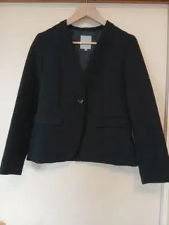 新品未使用 入学式LEPSIM 黒 ノーカラージャケット1つボタン