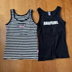 カップ付タンクトップ(150・M )2枚セット