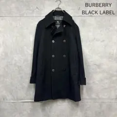 BURBERRY BLACK LABEL 裏地チェック ウールコート N2583のサムネイル