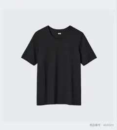 UNIQLO スーピマコットンクルーネックT ブラック