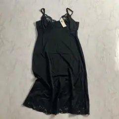 新品未使用　ワコール　スリップ　レース キャミソール　黒