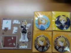 プロセカ　はぴこれ　バースデー　鏡音リン　鏡音レン　缶バッジ　アクリルスタンド