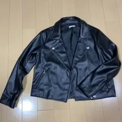 アーバンリサーチ　合皮のライダースジャケット　Mサイズのサムネイル