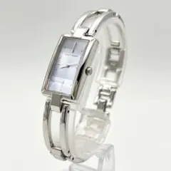 【稼働/美品】courregee クオーツ ブレスレットウォッチ ネイビー 稼働/美品】courregee クオーツ ブレスレットウォッチ ネイビー