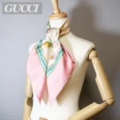 GUCCI 大判スカーフ フラワー フルーツ オールドグッチ 正規品 GUCCI 大判スカーフ フラワー フルーツ オールドグッチ 正規品 - メルカリ