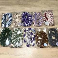 マクラメ編み　お花のスマホショルダーストラップ