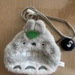インコ33様専用　トトロ ふわふわがま口ショルダー