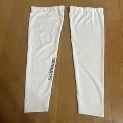 SHIMANO ホワイト レッグカバー　サイズL