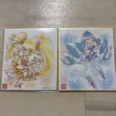 プリキュア色紙　ハートキャッチプリキュア　キュアマリン　キュアサンシャインのサムネイル