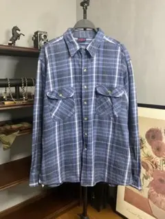 90s DAKOTA XL-tall チェック柄　フランネルシャツのサムネイル