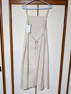 キャミソールワンピース ロング丈 ベージュ FREEサイズ サロペット