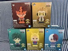 ヒロアカ　一番くじ　紡がれる想い　F賞　SOFVICちゅ　5点セット