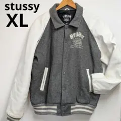 stussy XL スタジャン レザー usa製 25周年 オールドストゥーシー