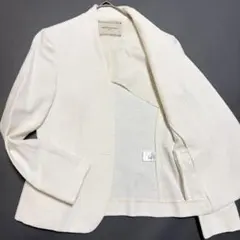 ユナイテッドアローズ スラブ ノーカラージャケット　ノーラペル36