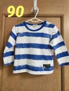 Hushush ストライプ 長袖Tシャツ 90